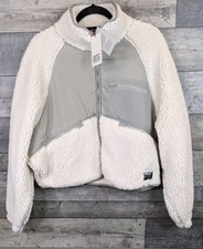 Urban Outfitters Bdg Boxy Fleece Jacketwomens M Super Cosy Mock Neck Zip Up Soft