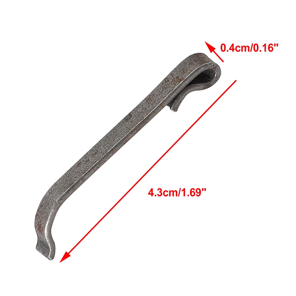 12 Pieces Tool Box Drawer Slide Clips 1 5/8" Drawer Rails Clips Vintage Style - Image 2 of 4