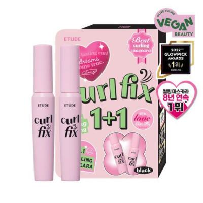 1+1 [ETUDE] Curl Fix Mascara 8g / Korean Cosmetics 3colors