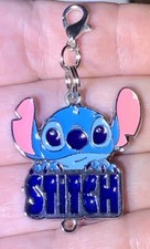 Silver Stitch From Lilo Stitch Charm Zipper Pull Keychain Add On Clip