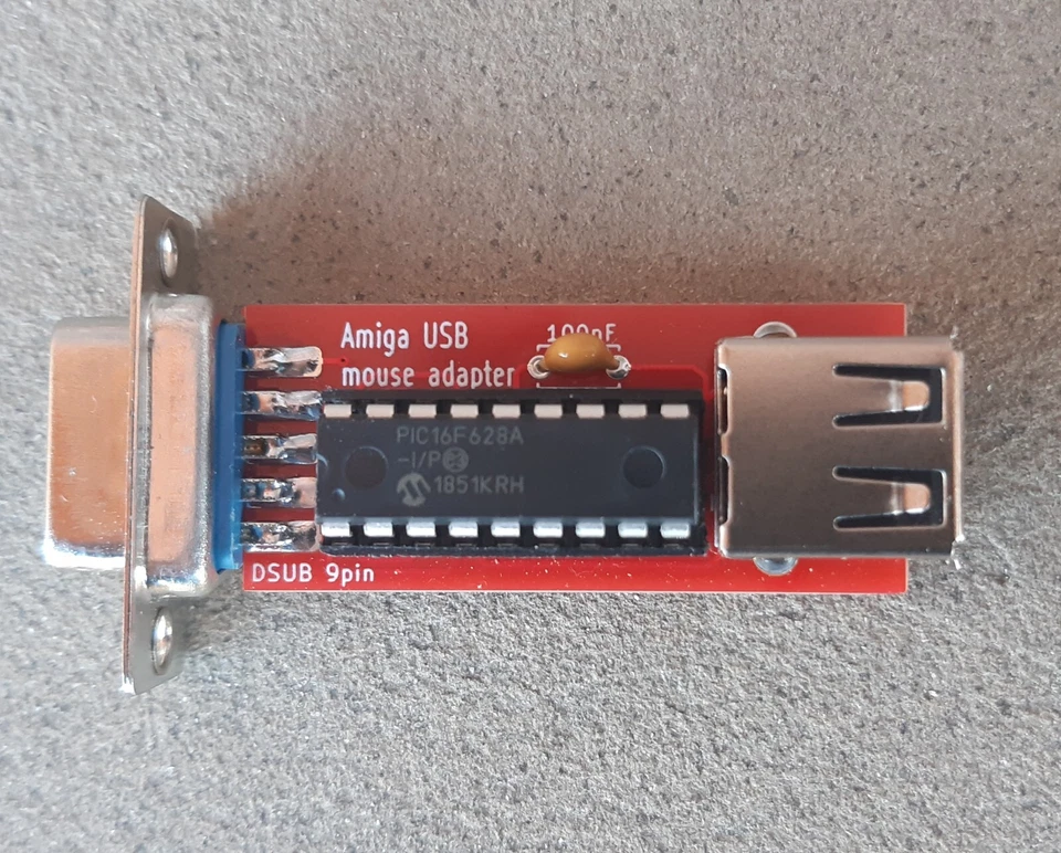 Amiga USB Mouse Adapter - Usa un mouse USB su Commodore Amiga - Immagine 3 di 4