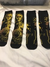 Star Wars C-3PO 12 Days Of Christmas Calendar Socks Unisex Size 3-9 Lot