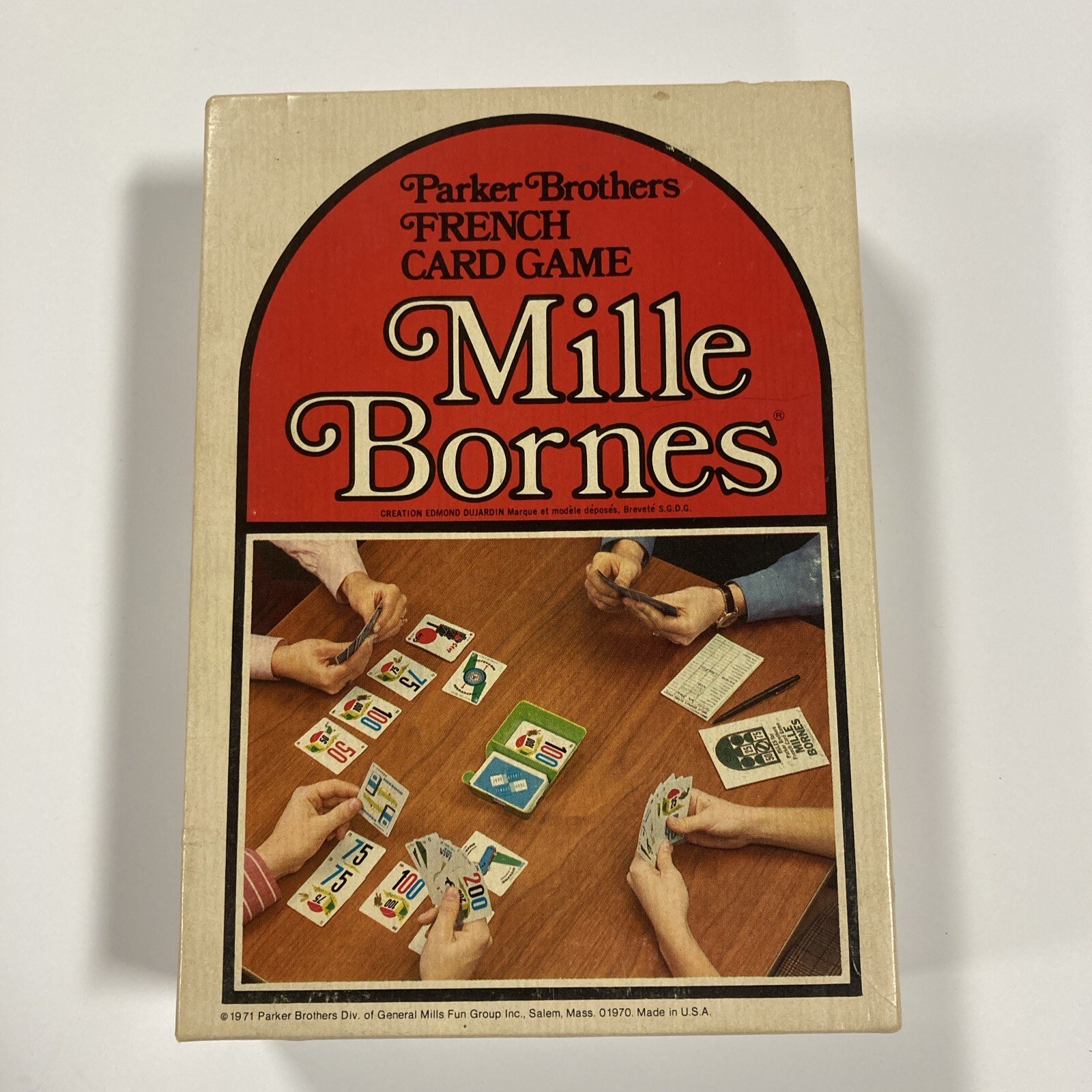 Mille Bornes 1971 Parker Brothers French Card Game Complete eBay