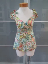 Nanette Lepore 100% Silk Tank Top Size 0