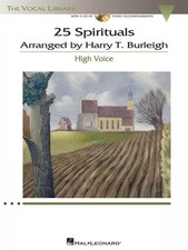25 Spirituals Arranged by Harry T. Burleigh with CD - High Voice 000230110