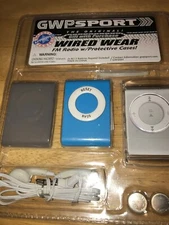 GWP Sport Wired Wear FM Radio w/ Protective Cases and Ear Buds!  SEALED