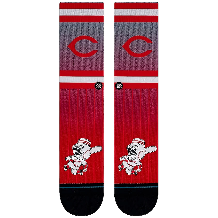 Calcetines Stance, Cincinnati Reds Colección Cooperstown, Talla: Para Hombre 9-13 Foto 2 de 3