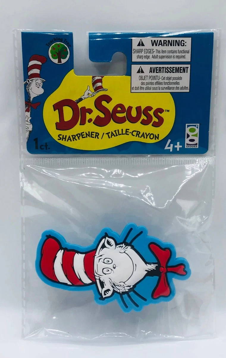 Dr. Seuss Laser Cut Pencil Sharpener 3.25 x 3 The Cat in the Hat
