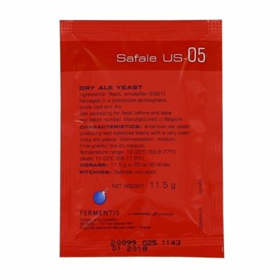 Fermentis SafAle  US-05 | Trockenhefe 11g