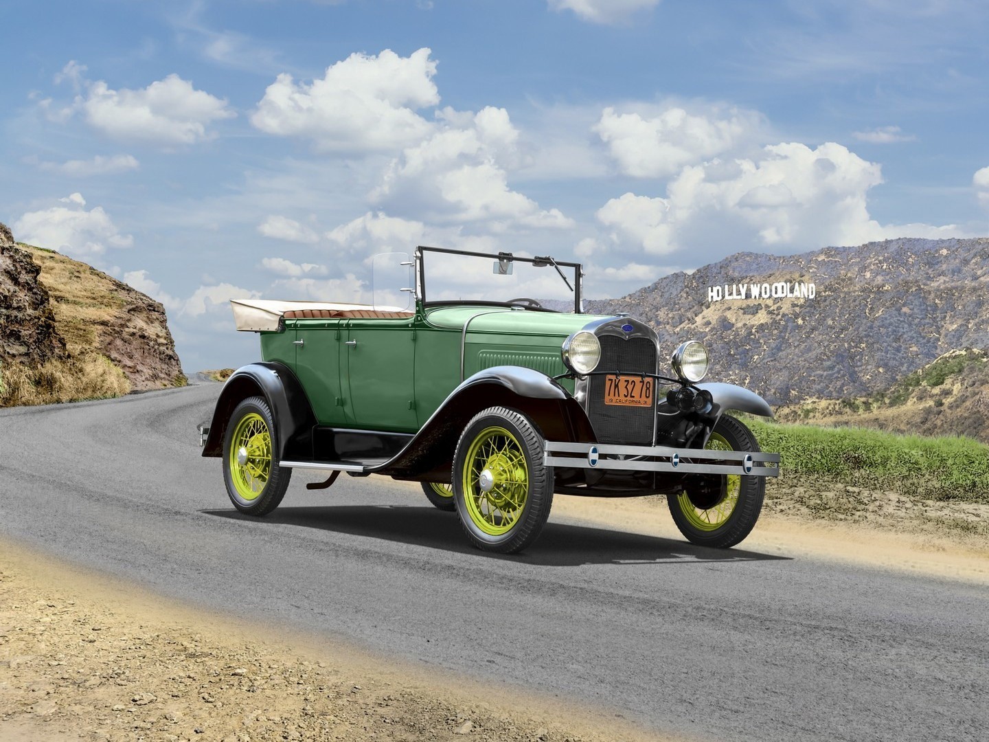 ICM 1:24 Model A Standard Phaeton (1930s) American Passenger Car Plastic Mode...