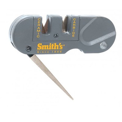 Smith's Pocket Pal Carbide/Ceramic/Diamond Knife Sharpener Gray