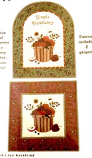 Gorgeous APPLEBERRY BASKET & ARCHED Quilt Pattern APPLES & BLUEBERRYS BUMBLE BEE