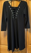 Black Laced Dress Women's Size S Cable & Gauge