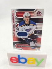 2022 SP Game Used Authentic Rookies Red Jersey Nikita Alexandrov #216 Rookie RC