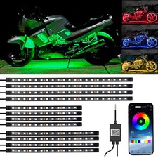 Motorcycle Underglow Lights RGB Waterproof APP Control Kit