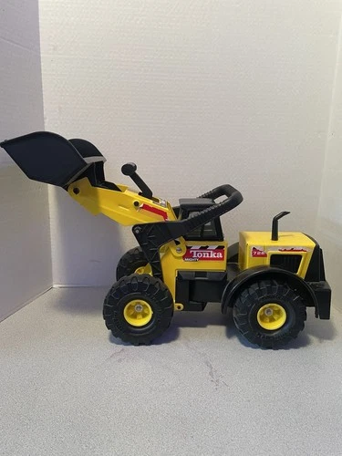 Vintage Mighty Tonka Front End Loader #728 Hasbro 21" Pressed Steel & Plastic