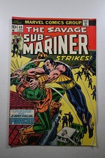 Sub-Mariner #68 (Marvel Comics January 1974) FN- Condition! small moisture stain