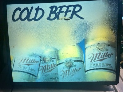 Vintage Miller High Life Lighted Beer Sign