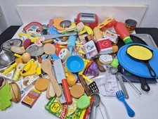 Huge Lot Of Toy Cookware Utensils Food Mitts More 7lb Including Box 