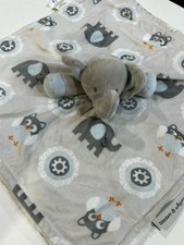 Blankets  Beyond Blue Elephant Lovey Plush Stuffed Toy Crib Comfort