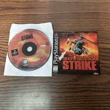 Soviet Strike Original Release Sony Playstation 1 PS1 Complete Great Shape