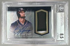 2018 Topps Dynasty Bryce Harper Auto Patch 9/10 #AP-BH1