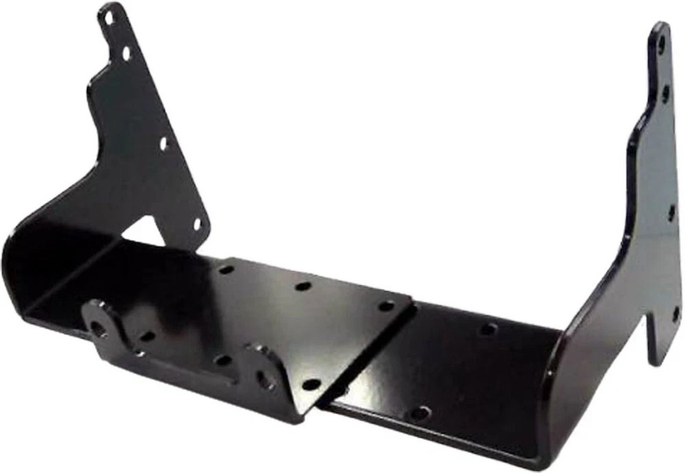 SuperATV Winch Plate For UTV SuperATV Winch Mount Plate For Polaris General - Heavy Duty Steel Bracket 2016+ Models 4500 Lb Winch