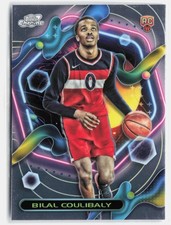 2023-24 Topps Chrome Cosmic Bilal Coulibaly Rookie #157 Washington Wizards RC