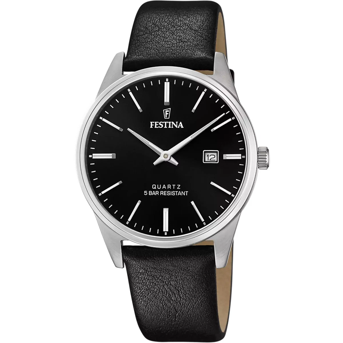 Festina F20688/4 Orologio Uomo Outlet: Cassa In Acciaio 316L Grigia E Cinturino In Pelle Marrone - 2