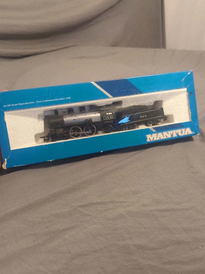 HO Scale Mantua Atlantic 4-4-2 Steam Locomotive - Image 2 of 4