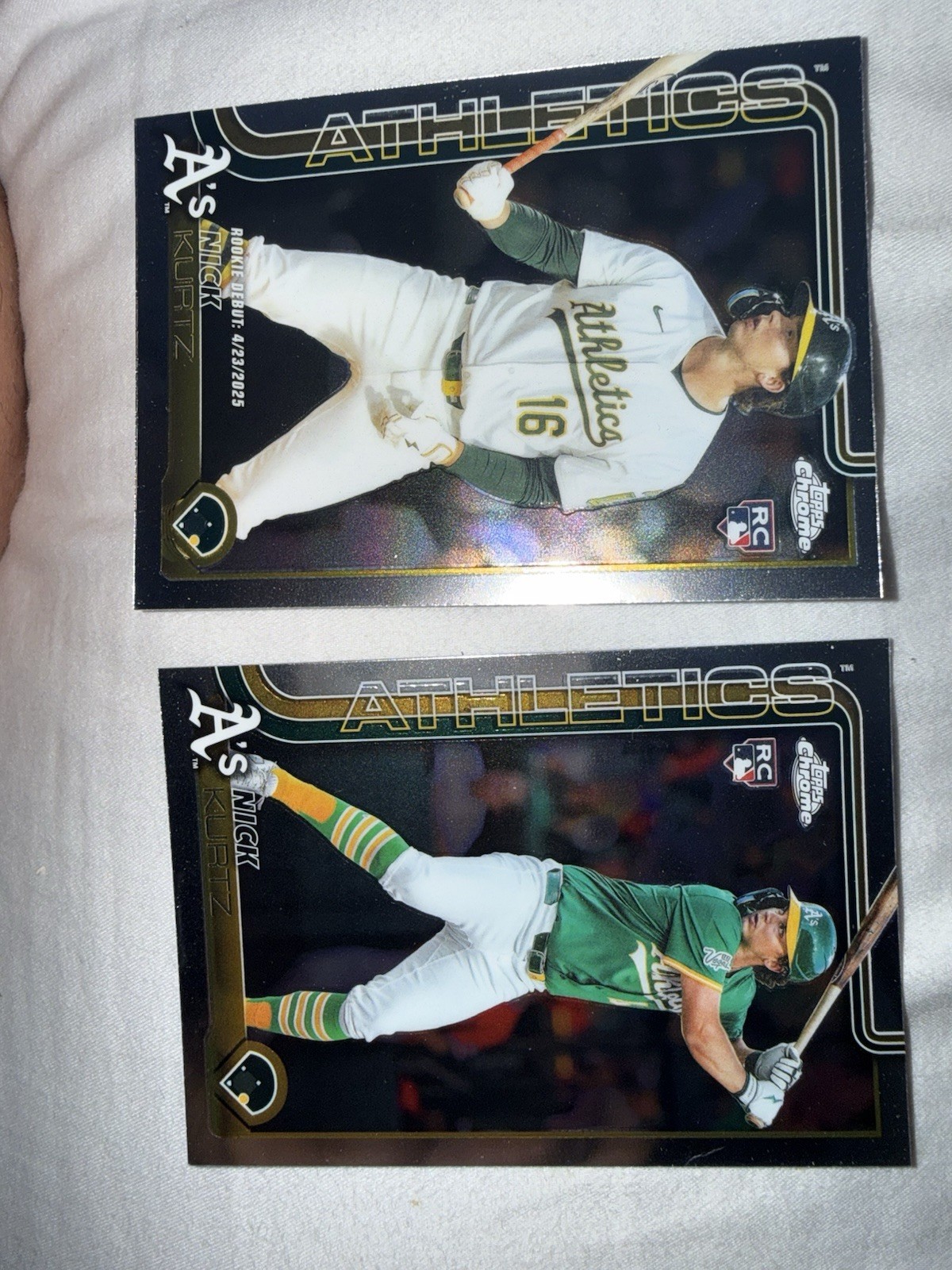 2025 Topps Chrome Update Series - Nick Kurtz #USC178 X-Fractor (RC)