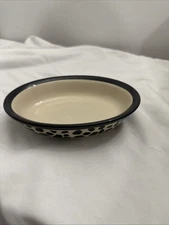 High Quality Ceramic Stoneware.  Pet Rageous Design Cat Bowl, Paw Print Logo THL