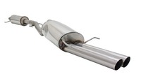 Novus Sportauspuff Anlage FüR Opel Astra G Coupe / Cabrio 2X76Mm Ms-Design