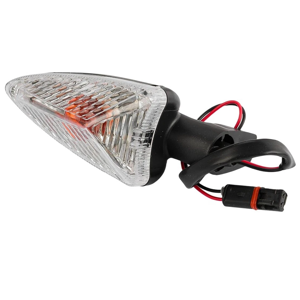 2x luces de señal de giro aptas para Triumph Tiger 800 Daytona 675 675R Foto 4 de 4