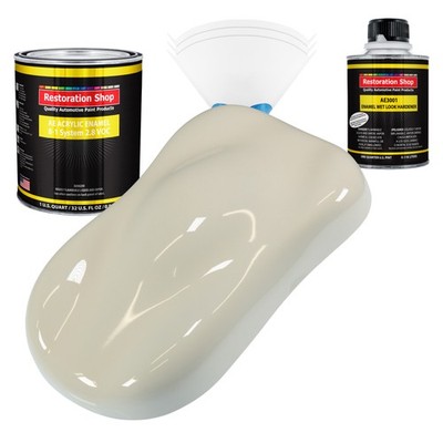 Restoration Shop Performance Bright White Acrylic Enamel Quart Kit, Auto Paint