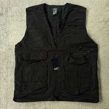 NEW 5.11 Tactical Fast Tac Vest Concealed Carry Weapon Zip Utility Pockets Sz XL