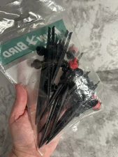 30Pcs 360° Adjustable Water Flow Irrigation Drippers Stake Emitter Drip Sys A14