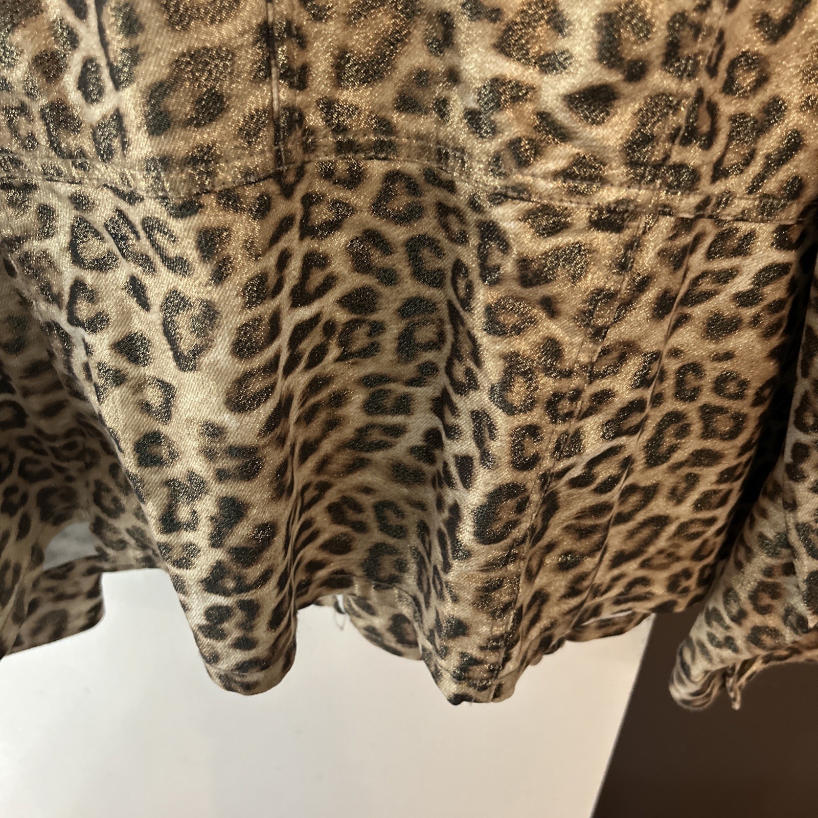 Chico's Brown Leopard Print Jacket Button Up Fron… - image 9
