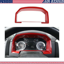 Dodge Ram 2010-2017 Center Console Instrument Panel Overlay Dashboardcolor Red Dodge Ram 2010-2017 Center Console Instrument Panel Overlay Dashboardcolor Red