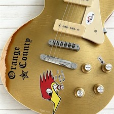 Top Quality Relic LP Mike Ness Luxury Electric Guitar Chrome Hardware