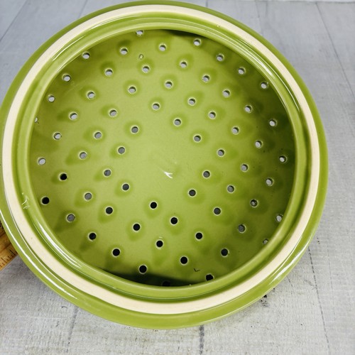 Scaldabagno per frittelle Chantal 2006 verde massiccio 1,5 qt ceramica tortilla pane - Foto 9 di 21