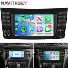 For Mercedes-benz E-class 2002-2008 W211 W219 Carplay Gps Navi Android 15 264gb