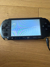 Sony PSP-E1003 Handheld System Console Black, Headphone Jack (Sony PSP)