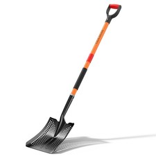 Sifting Shovel, Heavy Duty Metal Sand Sifter for Beach, 45" Long Sifter Shove...