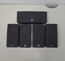 Set Of 5 Yamaha Surround Sound Speakers NS-A329 NS-AC329 1 Center 4 Surround
