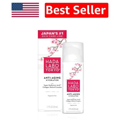Transform Your Skin: Anti-Aging Hydrator with 3 Types of Hyaluronic Acid, 1.7 oz