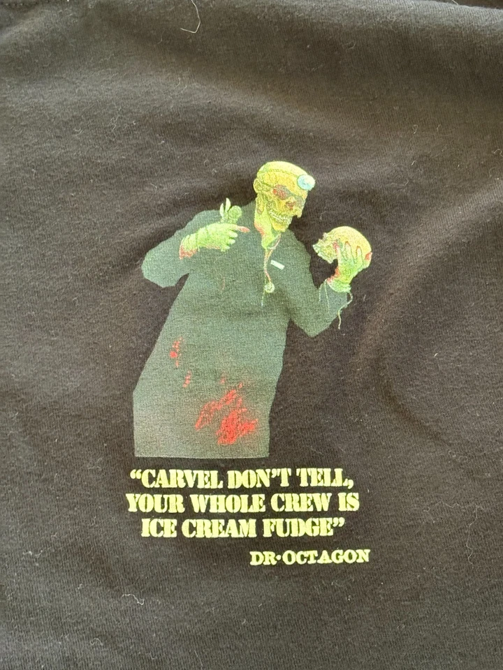 KOOL KEITH T-Shirt STUSSY Small DR. OCTAGON Long Sleeve RAP T Bulk vtg htf rare - Image 3 of 4