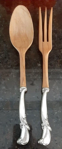 WALTZ OF SPRING by Wallace, Sterling Silver Salad Spoon & Fork set