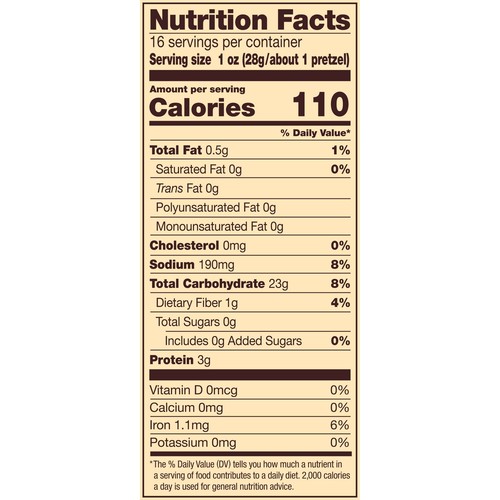 (4 pk) Snyder's of Hanover Pretzels, Sourdough Hard Pretzels, Family Size 16 oz - Picture 6 of 13