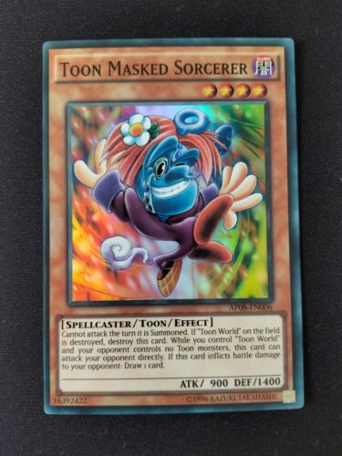 Toon Masked Sorcerer - AP08-EN006 - Super Rare - Near Mint (NM) - Picture 1 of 1